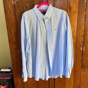 Baby blue vineyard vines button down